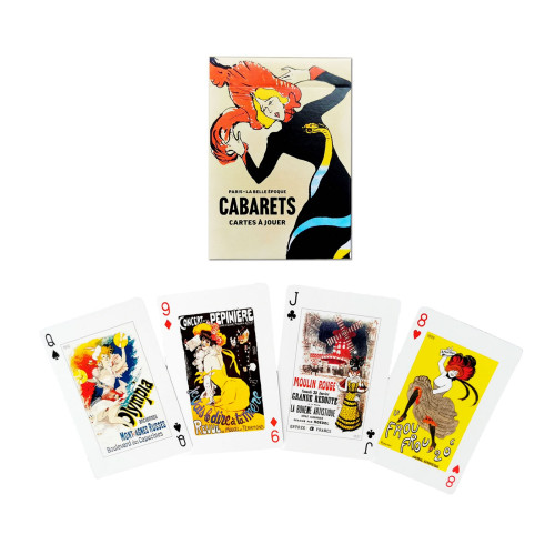Carti de joc de colectie cu tema "Cabarets"